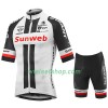 Fietskleding (Fietsshirt + Fietsbroek Kort) 2018 Team Sunweb N001